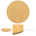 Miniatyrbild 1 av 5: The Living Store Bordsskiva Ø80x2,5 cm bambu -  Bordsskivor