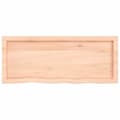 Pikkukuva 5 / 9: The Living Store Pöytälevy 100x40x(2-4) cm käsittelemätön täystammi -  Pöytälevyt