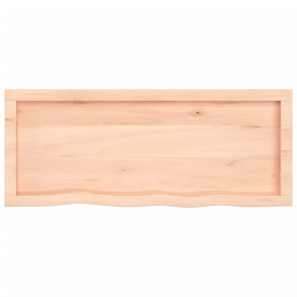 The Living Store Pöytälevy 100x40x(2-4) cm käsittelemätön täystammi -  Pöytälevyt