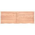 Miniatyrbild 5 av 10: The Living Store Bordsskiva ljusbrun 140x50x(2-4) cm behandlad massiv ek -  Bordsskivor