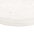 Miniatyrbild 6 av 8: The Living Store Bordsskiva rund vit Ø70x3 cm massiv furu -  Bordsskivor