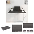 Miniatyrbild 1 av 7: The Living Store Bordsskiva mörkbrun 80x60x2 cm behandlad massiv ek -  Bordsskivor