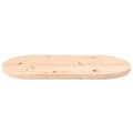 Miniatyrbillede 4 af 8: Bordplader - Living bordplade 60x30x2,5 cm oval massivt fyrretræ