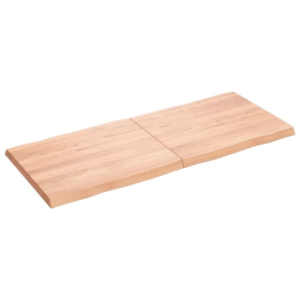 Bordsskivor - Living Bordsskiva ljusbrun 120x50x(2-4) cm massivt trä levande kant
