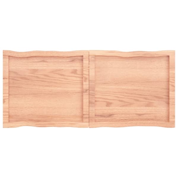Bordsskivor - Living Bordsskiva ljusbrun 120x50x(2-4) cm massivt trä levande kant