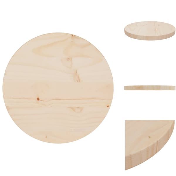 Bordsskivor - Living Bordsskiva Ø30x2,5 cm massiv furu