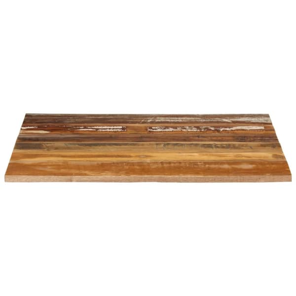 Bordplader - Living firkantet bordplade 70x70 cm 15-16 mm massivt genbrugstræ