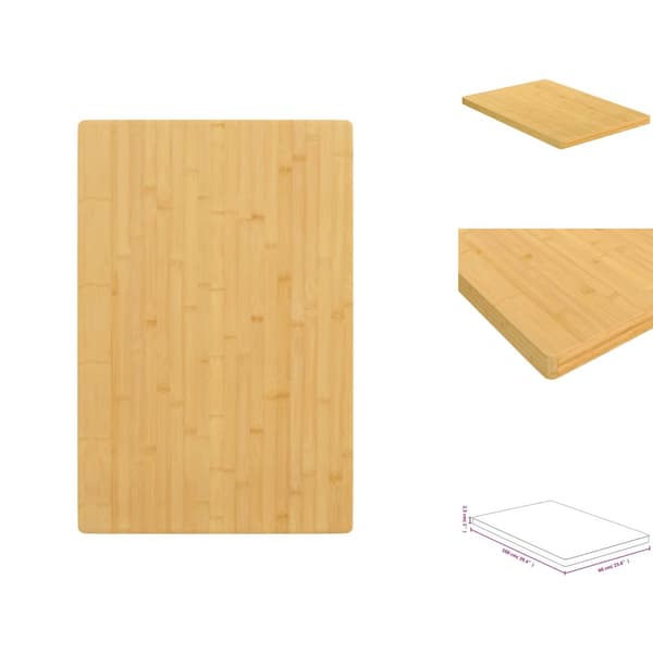 Bordplader - Living bordplade 60x100x2,5 cm bambus