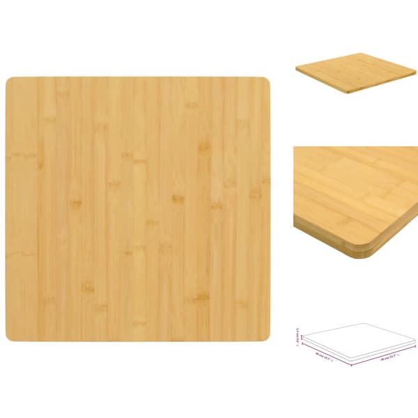 Bordplader - Living bordplade 40x40x1,5 cm bambus