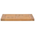 Miniatyrbillede 5 af 7: Bordplader - Living firkantet bordplade 40x40x2,5 cm massivt teaktræ