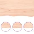 Miniatyrbillede 7 af 11: Bordplader - Living bordplade 60x60x(2-4)cm naturlig kant ubehandlet massivt træ