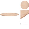 Pikkukuva 1 / 5: Pöytälevyt - Living Pyöreä pöytälevy Ø70x2,5 cm käsittelemätön täysi tammi