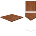 Miniatyrbillede 1 af 5: Bordplader - Living firkantet bordplade 60x60x2,5 cm behandlet massivt eg mørkebrun
