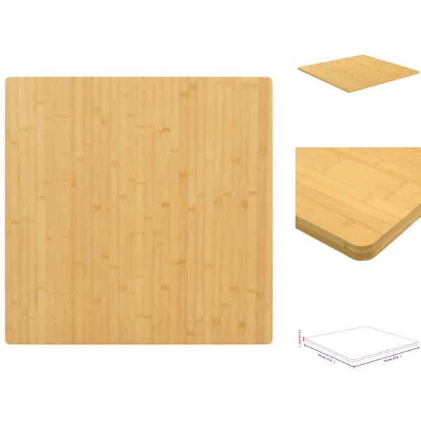 Bordplader - Living bordplade 70x70x1,5 cm bambus