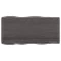 Pikkukuva 3 / 8: Pöytälevyt - Living Pöytälevy t.ruskea 100x50x2 cm käsitelty täystammi elävä reuna