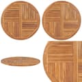 Miniatyrbild 1 av 7: Bordsskiva i massiv teak rund 2,5 cm 90 cm - Bordsskiva - Bordsskivor - Home & Living