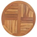 Miniatyrbillede 3 af 7: Bordplade 2,5 cm 70 cm rund massivt teaktræ - Bordplade - Bordplader - Home & Living