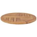 Miniatyrbild 4 av 7: Bordsskiva i massiv teak rund 2,5 cm 60 cm - Bordsskiva - Bordsskivor - Home & Living
