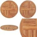 Miniatyrbild 1 av 7: Bordsskiva i massiv teak rund 2,5 cm 60 cm - Bordsskiva - Bordsskivor - Home & Living