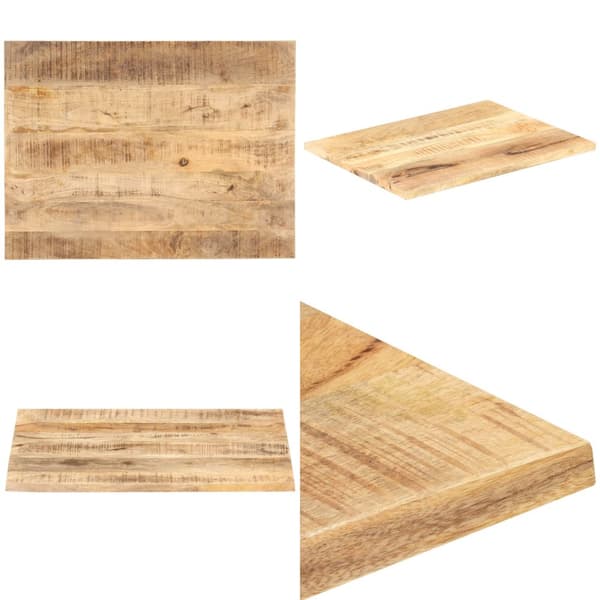 Pöytälevy täysi mangopuu 25-27 mm 70x60 cm - Pöytälevy - Pöytälevyt - Home & Living