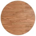 Pikkukuva 3 / 5: Pyöreä pöytälevy vaaleanruskea Ø 60x1,5 cm käsitelty tammi - Pöytälevy - Pöytälevyt - Home & Living