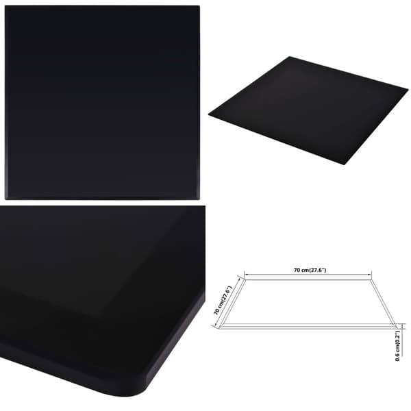 Pöytälevy Karkaistu Lasi neliö 700x700 mm - Pöytälevy - Pöytälevyt - Home & Living