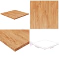 Pikkukuva 1 / 5: Pöytälevy neliö vaaleanruskea 60x60x2,5 cm käsitelty täystammi - Pöytälevy - Pöytälevyt - Home & Living