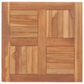 Miniatyrbillede 2 af 7: Bordplade 60x60x2,5 cm massivt teaktræ - Bordplade - Bordplader - Home & Living