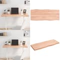 Pikkukuva 1 / 11: Pöytälevy ruskea 100x40x(2-4)cm käsitelty täystammi elävä reuna - Pöytälevy - Pöytälevyt - Home & Living