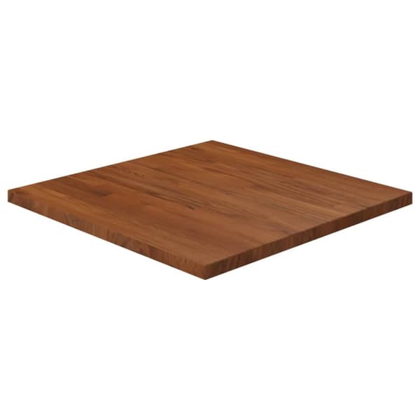 Pöytälevy neliö tummanruskea 60x60x2,5 cm käsitelty tammi - Pöytälevy - Pöytälevyt - Home & Living