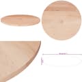 Pikkukuva 1 / 5: Pyöreä pöytälevy Ø40x1,5 cm käsittelemätön täysi tammi - Pöytälevy - Pöytälevyt - Home & Living