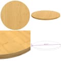 Pikkukuva 1 / 5: Pöytälevy Ø60x2,5 cm bambu - Pöytälevy - Pöytälevyt - Home & Living