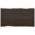 Pikkukuva 6 / 11: Pöytälevy ruskea 100x50x(2-4)cm käsitelty täystammi elävä reuna - Pöytälevy - Pöytälevyt - Home & Living
