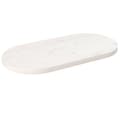 Miniatyrbild 2 av 8: Bordsskiva vit 70x35x2,5 cm oval massiv furu - Bordsskiva - Träbordsskiva - Home & Living