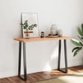 Pikkukuva 4 / 11: Pöytälevy ruskea 120x50x(2-4)cm käsitelty täystammi elävä reuna - Pöytälevy - Pöytälevyt - Home & Living
