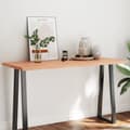 Pikkukuva 2 / 11: Pöytälevy ruskea 140x60x(2-4)cm käsitelty täystammi elävä reuna - Pöytälevy - Pöytälevyt - Home & Living