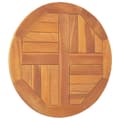 Pikkukuva 4 / 7: Pöytälevy täysi tiikki pyöreä 2,5 cm 50 cm - Pöytälevy - Pöytälevyt - Home & Living