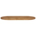 Miniatyrbillede 3 af 8: bordplade 140x50x2,5 cm oval massivt mangotræ
