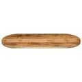 Miniatyrbillede 3 af 8: bordplade 100x50x3,8 cm oval massivt ru mangotræ