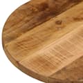 Miniatyrbillede 6 af 8: bordplade 100x50x3,8 cm oval massivt ru mangotræ
