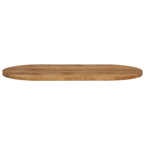 Bordsskiva 80x40x2,5 cm oval massivt mangoträ