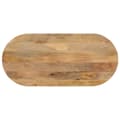 Pikkukuva 1 / 8: Pöytälevy 90x40x2,5 cm ovaali täysi mangopuu