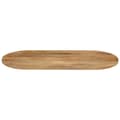 Miniatyrbillede 3 af 8: bordplade 120x50x2,5 cm oval massivt mangotræ