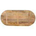 Miniatyrbillede 5 af 8: bordplade 120x50x2,5 cm oval massivt mangotræ