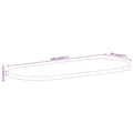 Miniatyrbillede 8 af 8: bordplade 140x50x2,5 cm oval massivt mangotræ