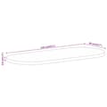 Miniatyrbillede 8 af 8: bordplade 110x50x3,8 cm oval massivt mangotræ