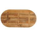 Miniatyrbild 5 av 8: Bordsskiva 90x40x2,5 cm oval massivt mangoträ