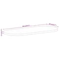 Miniatyrbild 8 av 8: Bordsskiva 90x40x2,5 cm oval massivt mangoträ