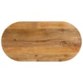 Miniatyrbild 1 av 8: Bordsskiva 90x40x2,5 cm oval massivt mangoträ