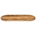 Miniatyrbillede 3 af 8: bordplade 110x40x3,8 cm oval massivt ru mangotræ